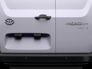 Toyota ProAce City Van Electric SWB 2024 3D Model