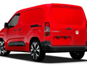 Vauxhall Combo e Van SWB 2024 3D Model