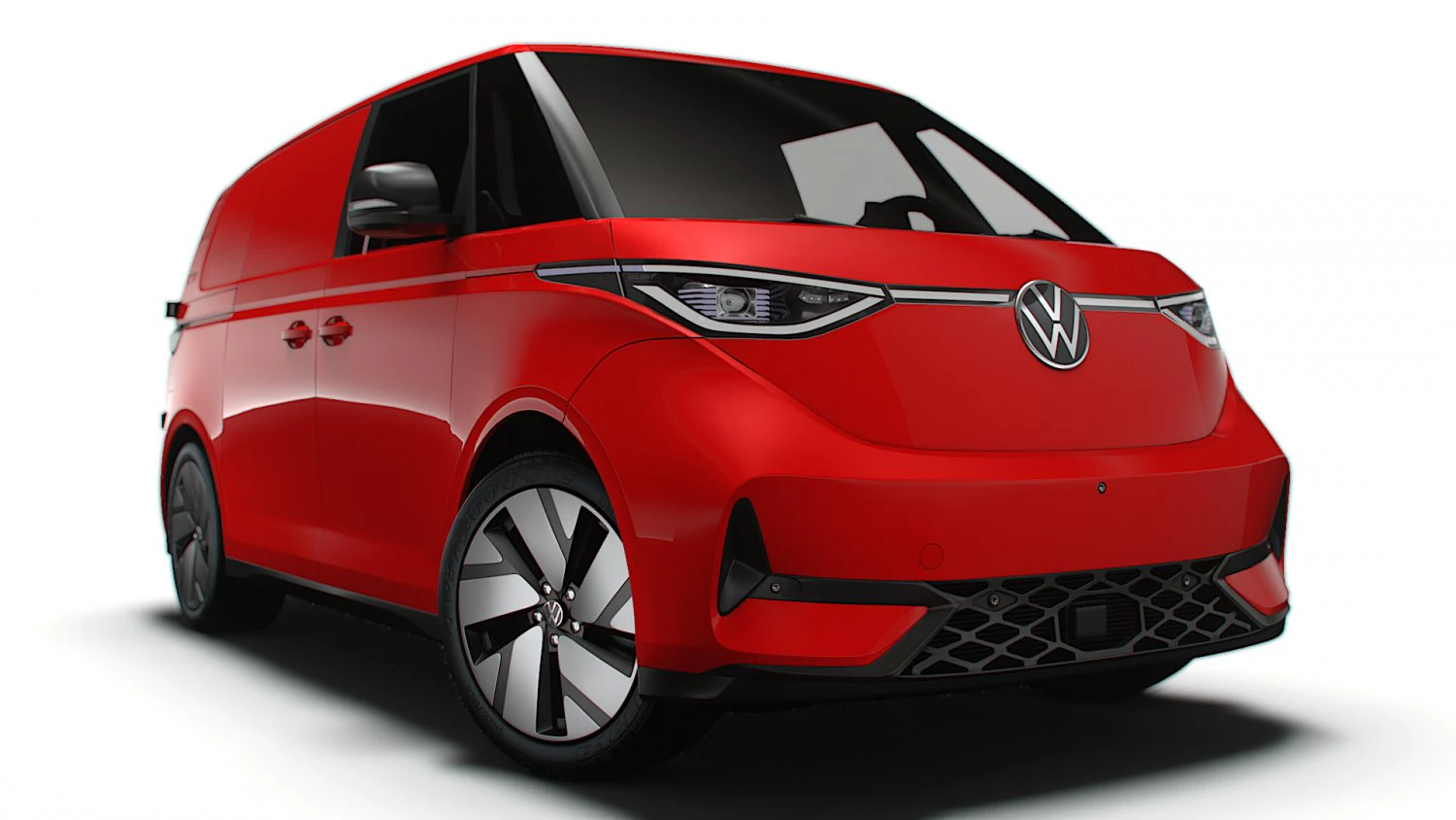 VW ID Buzz Cargo GTX 2024 3D Model .c4d .max .obj .3ds .fbx .stl .blend 