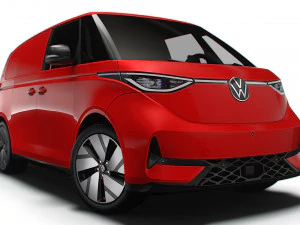 VW ID Buzz Cargo GTX 2024 3D Model