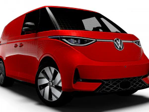 VW ID Buzz Cargo GTX 2024 3D Model