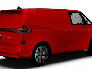 VW ID Buzz Cargo GTX 2024 3D Model