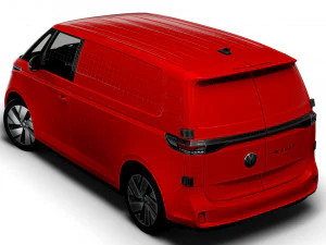 VW ID Buzz Cargo GTX 2024 3D Model