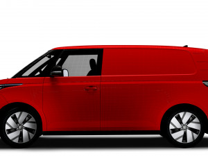 VW ID Buzz Cargo GTX 2024 3D Model