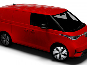 VW ID Buzz Cargo GTX 2024 3D Model