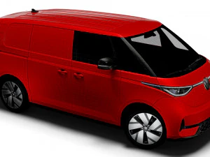 VW ID Buzz Cargo GTX 2024 3D Model