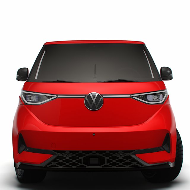VW ID Buzz Cargo LWB GTX 2024 3D Model .c4d .max .obj .3ds .fbx .stl .blend 