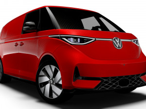 VW ID Buzz Cargo LWB GTX 2024 3D Model