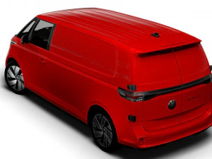 VW ID Buzz Cargo LWB GTX 2024 Modelo 3D