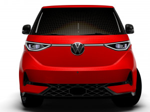 VW ID Buzz Cargo LWB GTX 2024 3D Model