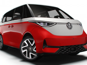 VW ID Buzz GTX 2024 3Dモデル