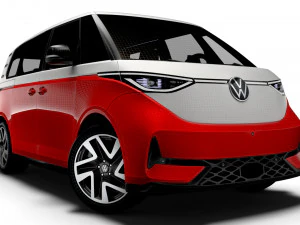 VW ID Buzz GTX 2024 3D Model