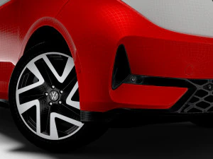 VW ID Buzz GTX 2024 3D Model