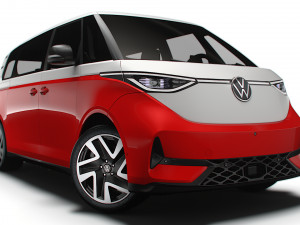 VW ID Buzz GTX LWB 2024 3D Model