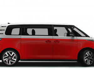 VW ID Buzz GTX LWB 2024 3D Model