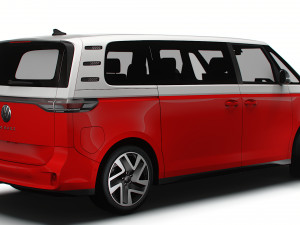 VW ID Buzz GTX LWB 2024 3D Model