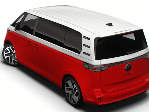 VW ID Buzz GTX LWB 2024 3D Model
