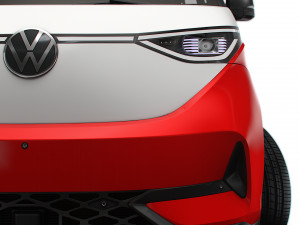 VW ID Buzz GTX LWB 2024 3D Model