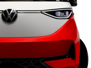 VW ID Buzz GTX LWB 2024 3D Model