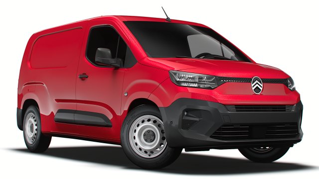 Citroen e Berlingo Van LWB 2024 Model 3D .c4d .max .obj .3ds .fbx .stl .blend 