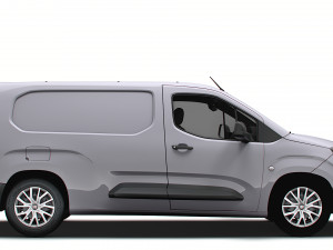 Fiat E Doblo Van LWB 2024 3D Модель