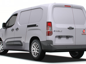 Fiat E Doblo Van LWB 2024 3D Модель