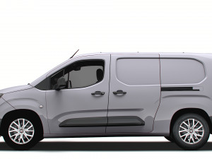 Fiat E Doblo Van LWB 2024 3D Модель