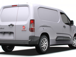 Fiat E Doblo Van LWB 2024 3D Модель