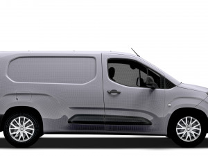 Fiat E Doblo Van LWB 2024 3D Модель