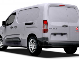 Fiat E Doblo Van LWB 2024 3D Модель