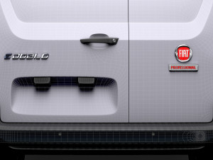 Fiat E Doblo Van LWB 2024 3D Модель