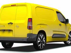 Opel Combo e Van LWB 2024 3D-Modell