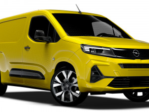 Opel Combo e Van LWB 2024 3D-Modell