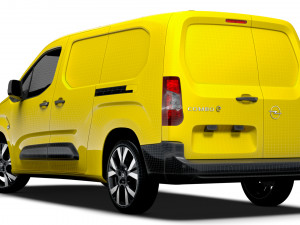 Opel Combo e Van LWB 2024 3D-Modell