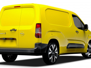 Opel Combo e Van LWB 2024 3D-Modell