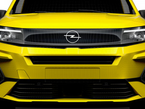Opel Combo e Van LWB 2024 3D-Modell
