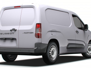 Peugeot e Partner LWB 2024 3Dモデル