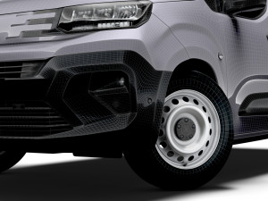 Peugeot e Partner LWB 2024 3Dモデル