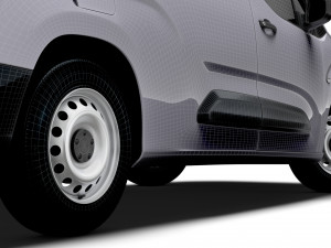 Peugeot e Partner LWB 2024 3Dモデル