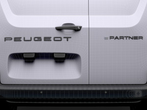 Peugeot e Partner LWB 2024 3Dモデル