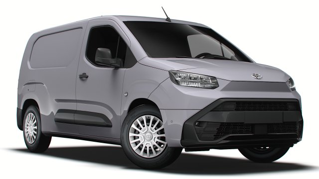 Toyota ProAce City Van Electric LWB 2024 3D 模型 .c4d .max .obj .3ds .fbx .stl .blend 