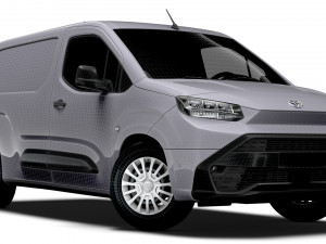Toyota ProAce City Van Electric LWB 2024 3D 模型