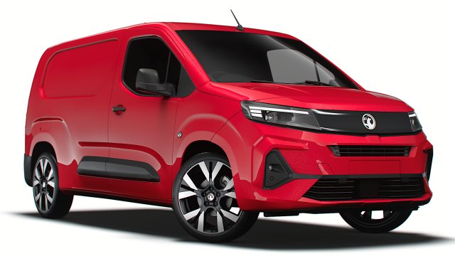 Vauxhall Combo e Van LWB 2024 3D Model .c4d .max .obj .3ds .fbx .stl .blend 