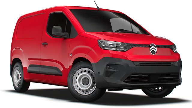 Citroen Berlingo Van SWB 2024 3D Model .c4d .max .obj .3ds .fbx .stl .blend 