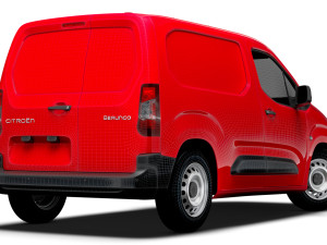 Citroen Berlingo Van SWB 2024 3D Model