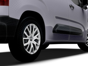 Fiat Doblo SWB Van 2024 Model 3D
