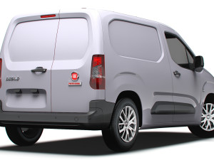 Fiat Doblo SWB Van 2024 Model 3D