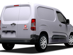 Fiat Doblo SWB Van 2024 Model 3D