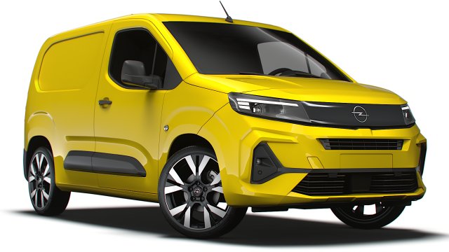 Opel Combo Van SWB 2024 3D Model .c4d .max .obj .3ds .fbx .stl .blend 