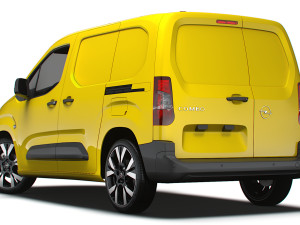 Opel Combo Van SWB 2024 3D Model
